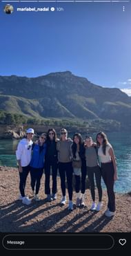 The Spaniard's sister (center) and wife (extreme left) - Image Souce: Instagram